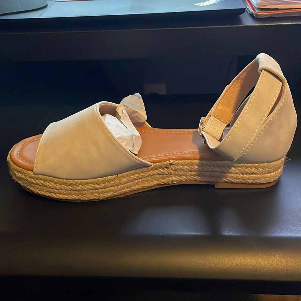 Ankle strap espardrill